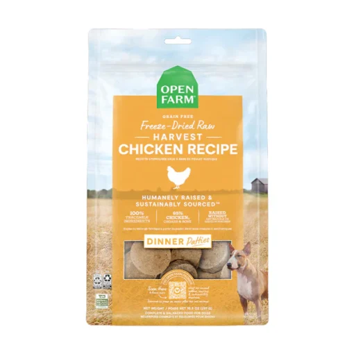 Open Farm Harvest Chicken Freeze Dried Raw Dog Food 297G (expiry 04/09/2025)