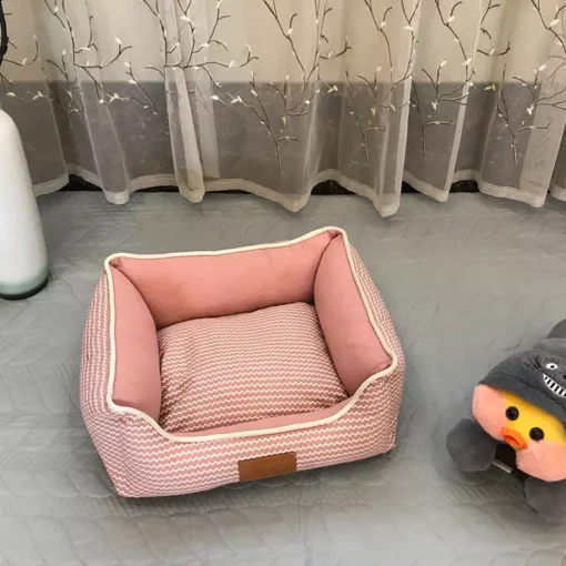 Washable Dog Sofa Bed (S: 50x45cm) assorted colours