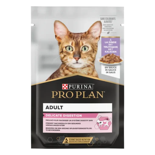 PURINA Pro Plan Nutri Savour Delicate Digestion Turkey In Gravy Wet Cat Food EXPIRY 2026