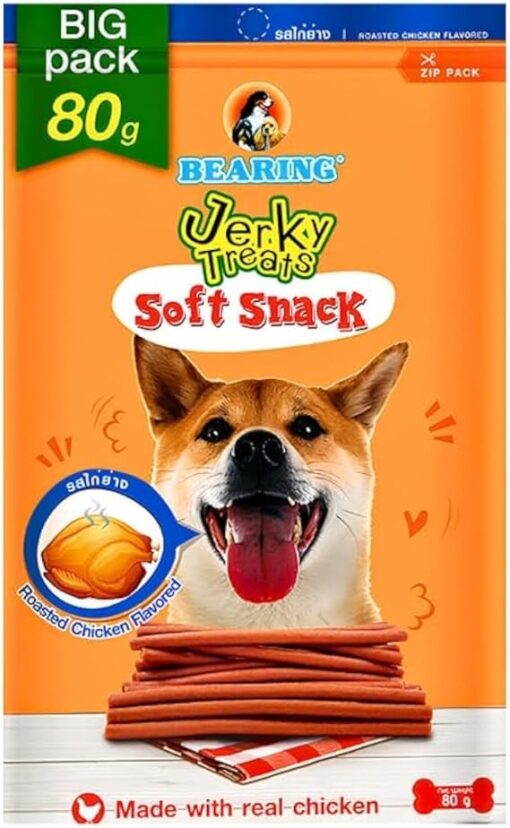 Bearing Jerky Treats Sticks Roasted Chicken Flavor-80 Gm