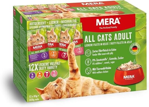 MERA Mix pack Cats Adult 12 x 85 g – 12 x 85 g