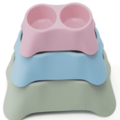 Pets Club Double Dining Bowl - 34*20*6.5Cmpink