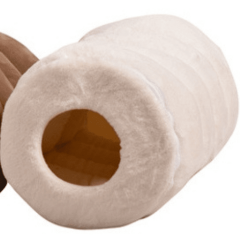 Pets Club Pet Bed Tunnel Made With Cotton - 50*33 Cm -Medium -White