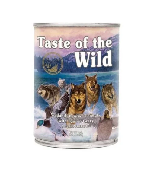 Taste of the Wild Wetlands Canine Fowl in Gravy Wet Dog Food 390G EXPIRY 10-2025