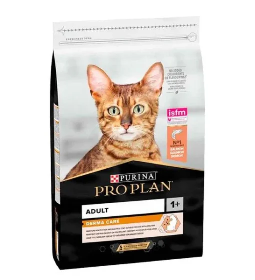 PURINA Pro Plan Derma Care Salmon Adult Dry Cat Food 1.5KG Expiry 2026