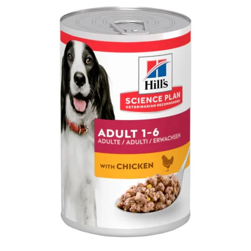Hill's Science Plan Canine Adult Savoury with Chicken Wet Dog Food 370G EXPIRY 11-2025