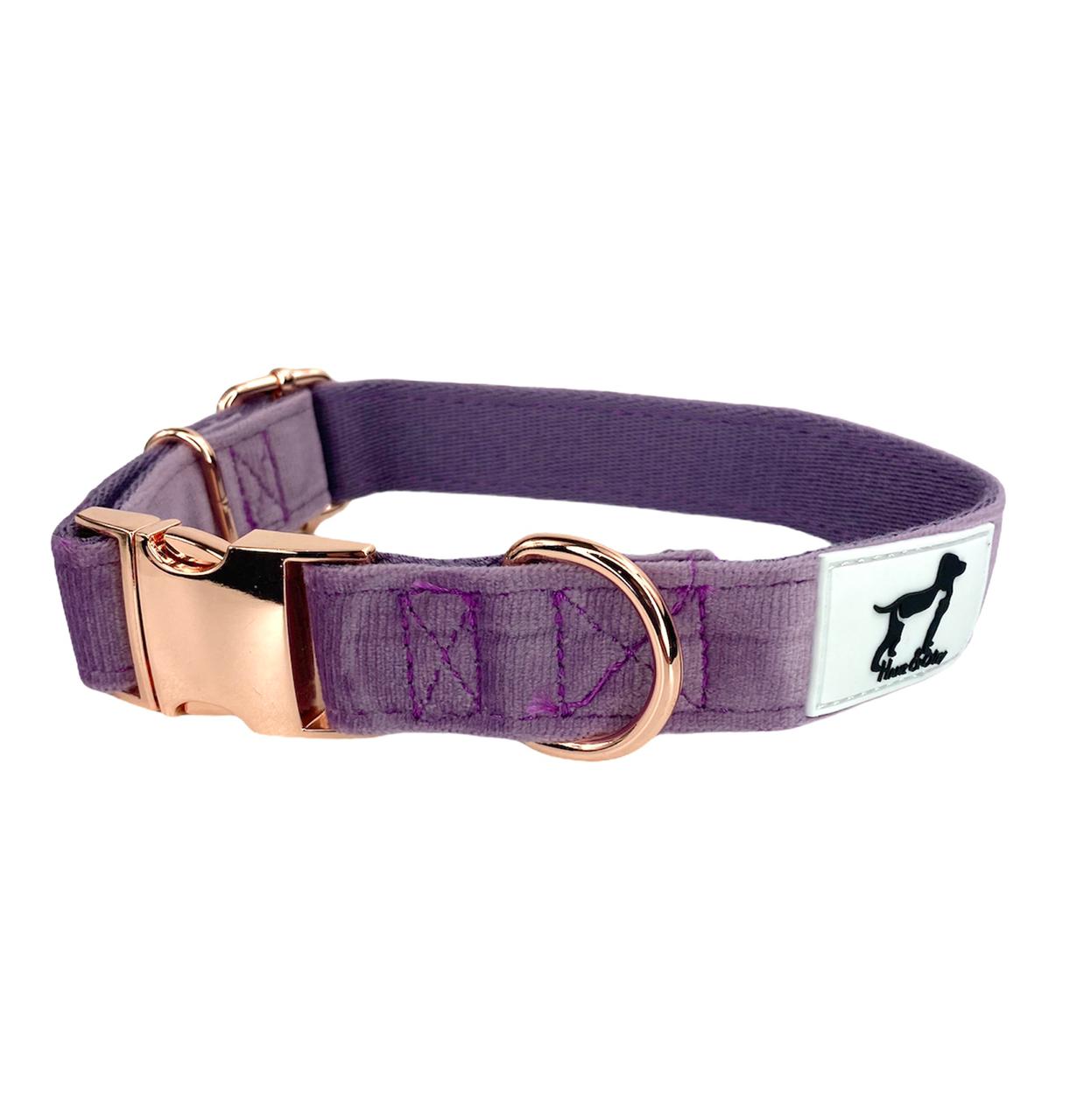 Hans and Oley-Velvet Collar Lilac Rose