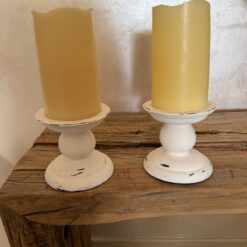 Preloved - candle holders with batter candles (they are not working just for show)